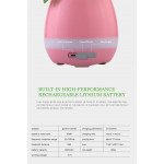 Wholesale Music Flowerpot LED Light Portable Bluetooth Power Speaker K3 (Pink)